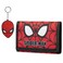 Marvel Boys Wallet and Keyring Gift Set - Avengers Trifold Wallet with Coin Purse Card Slots and Keychain - Boys Gifts (Red Spiderman)