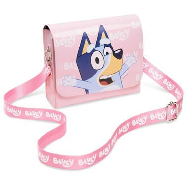 Bluey Girls Handbag Cute Crossbody Shoulder Bag for Kids Adjustable Strap Shopping Purse Travel Fashion, Girls Gifts (2D, 7 x 6.3 x 2.8Inch)