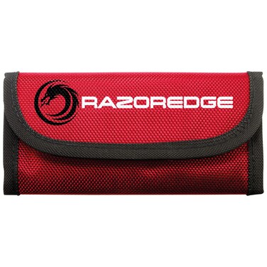 RED DRAGON Tri-Fold Pro Dart Wallet, Red and Black, Dart Case