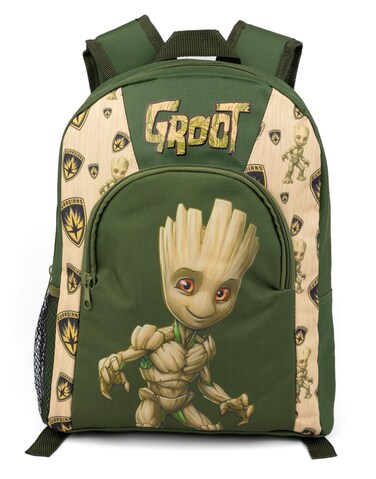 Marvel Guardians of the Galaxy Kids Backpack   Boys &amp; Girls Green Rucksack with Adjustable Straps   Baby Groot School Bag
