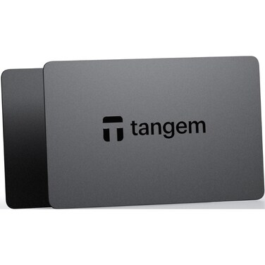 TANGEM Wallet Pack of 2 - Secure Crypto Wallet - Trusted Cold Storage for Bitcoin, Ethereum, NFT&#39;s &amp; More Coins - 100% Offline Hardware Wallet