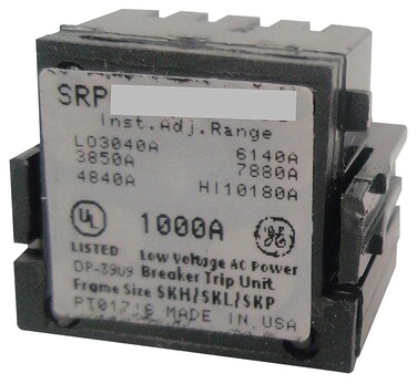 GENERAL ELECTRIC SRPG600A300 300A Circuit Breaker Trip Unit
