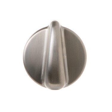 GE WB03T10266 Genuine OEM Control Knob (Stainless Steel) for GE Range/Stove/Ovens