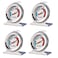 4 Pack Refrigerator Freezer Thermometer Large Dial Analog Thermometer