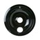 GE WB31M19 Genuine OEM 8" Porcelain Burner Drip Bowl (Black) for GE Electric Ranges
