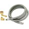 Eastman Dishwasher Installation Kit, 5 Foot Supply Line with 3/8 Inch Compression Ends, 3/8 Inch MIP Elbow and 3/4 Inch FHT Elbow, Braided Stainless Steel Dishwasher Connectors, 41041