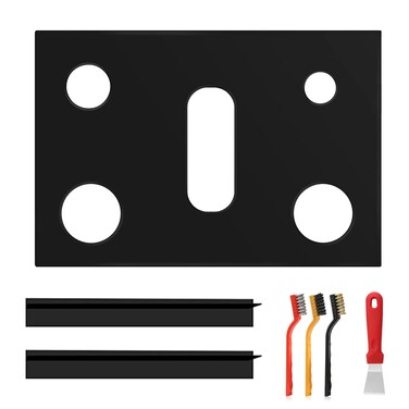 Gas Stove Cover Gas Stove Mat Protector 5 Burner Gas Stove Cover Compatible with Samsung Gas Range Stove Reusable and Washable Keep Stove Clean