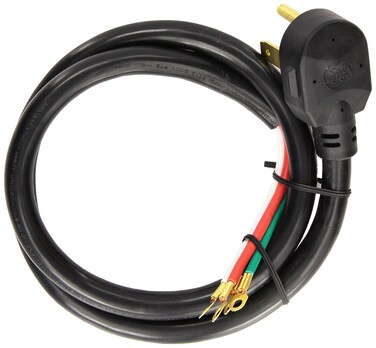 General Electric WX09X10035 4 Wire 40amp Range Cord, 4-Feet