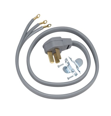 General Electric WX09X10012 3 Wire 50amp Range Cord, 6-Feet