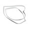 General Electric WR24X437 Door Gasket