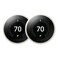 Google Nest Learning Thermostat White (3rd Generation) (T3017-US) (2-Pack)