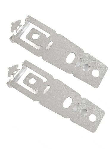 2-Pack Rust Resistant Stainless Steel WD01X27759 Dishwasher Mounting Brackets for GE