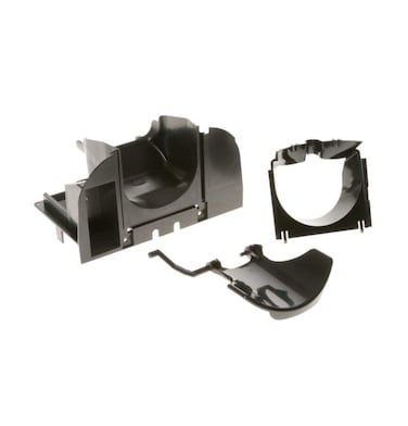 Ge WR49X10228 مجموعة درع ومجموعة قمع موزع الثلج للثلاجة جزء أصلي من الشركة المصنعة للمعدات الأصلية (OEM)