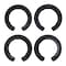 4 Pcs Upgraded DA99-04158A Hinge Shim Refrigerator Door Height Adjustment Kits, Replacement Parts for Samsung 3282540, DA60-00314C, PS6448337 AP5668209,4 Different Thickness