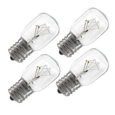 (2024 Update) 8206232A Light Bulbs for Whirlpool GE Microwave -Under Hood Microwave Bulb-High Temperatur Resistant- 40W 125V E17 Microwave Oven Light, 4-Pack