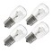 (2024 Update) 8206232A Light Bulbs for Whirlpool GE Microwave -Under Hood Microwave Bulb-High Temperatur Resistant- 40W 125V E17 Microwave Oven Light, 4-Pack