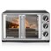 Elite Gourmet ETO2530M Double French Door Countertop Toaster Oven, Bake, Broil, Toast, Keep Warm, Fits 12" pizza, 25L capacity, Stainless Steel &amp; Black