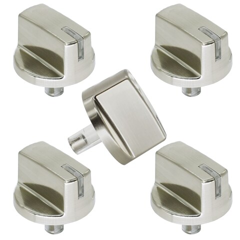 5 Pack AEZ73293801 Burner Control Knob Assembly Replacement, Compatible with lg Range/Stove Gas Cooktop, Burner Knob Replace Part EBZ60710601, 2025031, AH3639420, EA3639420, AP5594929, PS3639420