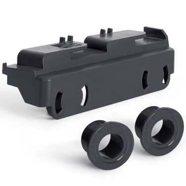 WD28X27241 Dishwasher Rack Carrier and Roller Kit Compatible GE Dishwasher Lower Rack Wheels Assembly, Fits L and R Side. Exact Fit Replaces WD12X28078 WD12X10438 WD12X10439 WD12X10446 1PCS