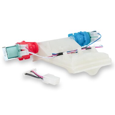 FOMIUZY Washer Machine Water Inlet Valve Cold &amp; Hot Part Fit Amana Inglis Roper NTW4516FW3 NTW4516FW2 RTW4516FW2 NTW4516FW4 NTW4655EW1 WTW4816FW3 NTW4665GW0 Replaces W11210463 W11101906 W10869803