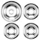 Cenipar W10196405 Range 8 inch drip bowl &amp;W10196406 Range 6 inch drip bowl(3 Pack) chrome plated for Electric Surface Burner