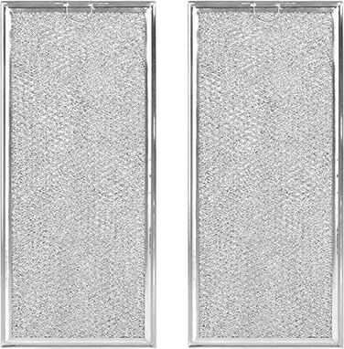 Microwave Grease Filter Compatible with Whirlpool and GE Microwaves 2 Pack Approx 13" x 6