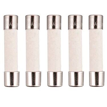 BOJACK Microwave Fuse 20a Ceramic Fuse 20 Amp 250V Slow-Blow Compatible and Universal Replacement for WB27X10388 and Other Microwaves