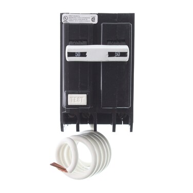 General Electric GETHQL2150GF1 GE THQL2150GF1 2P50A 120/240 CB, Black
