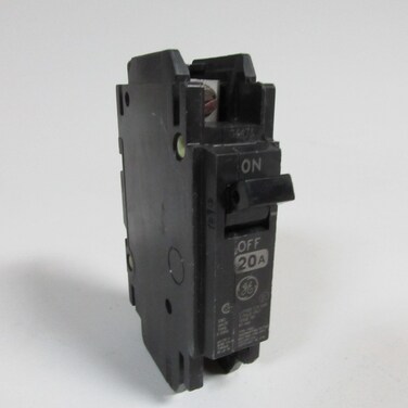 GEDIST GE Industrial THQC1120 35 mm DIN Rail Mount Type THQC Miniature Circuit Breaker 1-Pole 20 Amp 120/240 Volt AC