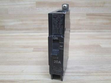 1- TEY120 GE 20 AMP, 1 POLE, 277VAC TEY CIRCUIT BREAKER 20A 1P GENERAL ELECTRIC (NEW TAKE-OUT)