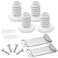 W10869845 Dryer Stacking Kit Fit for Whirlpool Maytag Standard and Long Vent Dryer &amp; Washer Replace Number 52774 W10298318 W10298318RP W10761316 4502692 AP6047938 PS12069913 EAP12069913 by Romalon
