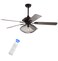 JONATHAN Y JYL9605A Clift 52" 1-Light Mid-Century LED Ceiling Fan with Remote, Transitional, Glam, Classic, Modern, Contemporary, Living Room, Family Room, Dining Room, Bedroom, Oil Rubbed Bronze