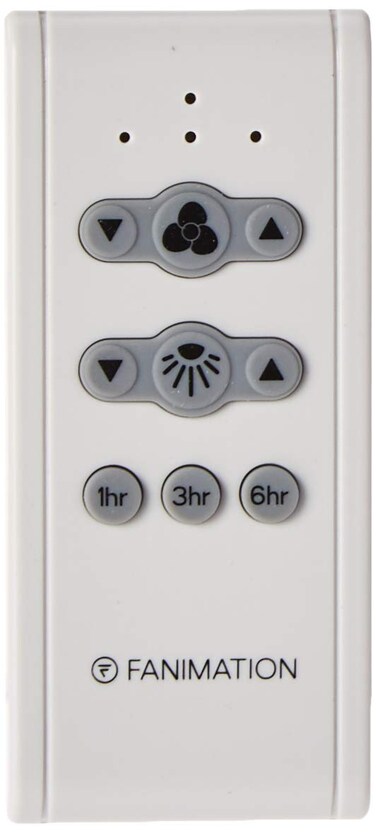 Fanimation CR500 Control Ceiling Fan Remote with Receiver-White, 4.45 x 2.28 x 1.56 inches