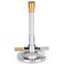 stonylab Bunsen Burner, Flame Air Adjustable Lab Gas Burner with Flame Stabilizer and Needle Valve for Laboratory Heating Combustion