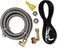 Universal Dishwasher Installation Kit with 6' Connector and Power Cord, Stainless Steel