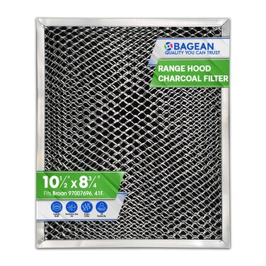 Range Hood Filter 10.5 x 8.75 Inch Fits 41F 97007696 Broan Range Hood Filter Replacement for Ductless Stove Hood Vent Filter - Charcoal Grease Combo For Hood Filters &amp; Freshens Kitchen Oven Air (1-Pk)