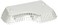 General Electric WD12X417 Dishwasher Sump Cover,Off/White