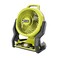 RYOBI RF18-0 18V ONE+ Cordless 3-Speed Whisper Fan (Bare Tool), Hyper Green