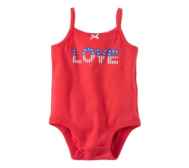 Carter's Baby Girls' Love Bodysuit 3 Months
