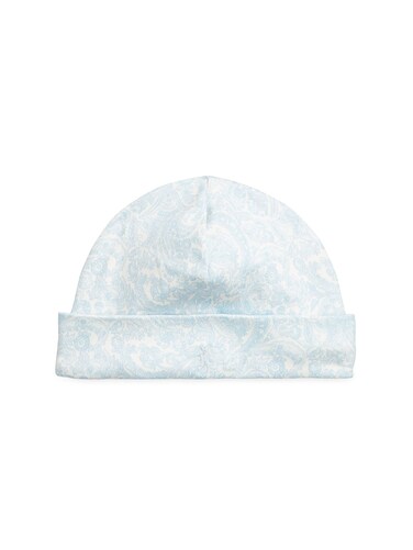 POLO RALPH LAUREN Baby's Interlock Cotton Hat (B(9001)/W, Newborn-9 Months)