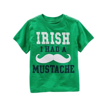Carter's Baby Boys' St. Patrick's Day Graphic Tee (3 Months, Green)