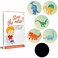 Potty Training Seat Magic Sticker   Dinosaur Toddler Potty Training Toilet Color Changing Sticker   5 Pack Toilet Targets with Free Potty e Book   Use with or Without Potty Chart or Potty Watch