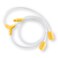 Medela Replacement Tubing for Hands-Free Collection Cups, Designed for Freestyle Hands-Free, Freestyle Flex &amp; Swing Maxi Breast Pump, Authentic Spare Parts, Clear, 1 Set
