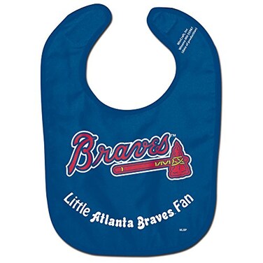 WinCraft MLB Atlanta Braves WCRA0115614 All Pro Baby Bib