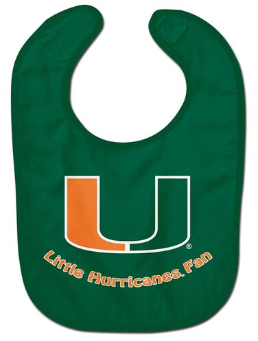 Wincraft NCAA University of Miami (Florida) WCRA2015814 All Pro Baby Bib