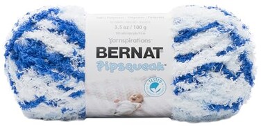Bernat Pipsqueak Yarn, 3.5 oz, Gauge 5 Bulky, Blue Jean Swirl