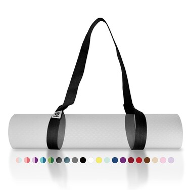 Tumaz Yoga Mat Strap [MAT NOT Included] (2 Sizes) with Extra Thick &amp; Comfy Delicate Texture, Adjustable Yoga Mat Carrier