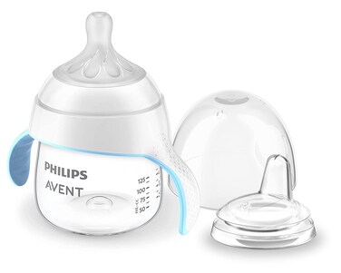 Philips AVENT Natural Trainer Sippy Cup with Natural Response Nipple and Soft Spout, 5oz, 1pk, SCF263/01