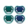 Philips Avent Ultra Air Pacifier - 4 x Light, Breathable Baby Pacifiers for Babies Aged 6-18 Months, BPA Free with Sterilizer Carry Case, SCF085/52
