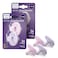 Philips Avent Soothie 3-18 Months Orthodontic Baby Pacifiers, 100% Silicone Pacifiers, One Piece, BPA-Free, 2 Lilac and 2 Pink, 4 Pack, Model SCF192/70